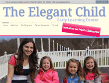 Tablet Screenshot of elegantchildcampus.com